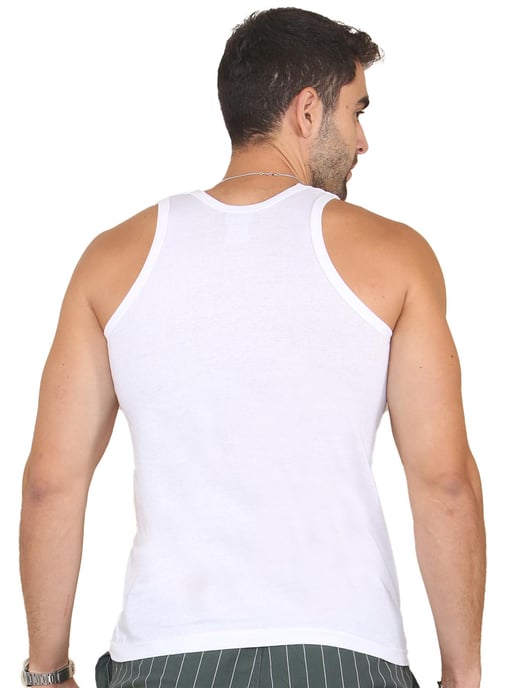 Enzo | Heren Vesten 3 Pack - Wit - Image 4