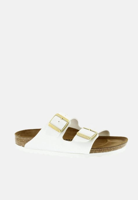 Birkenstock Arizona Smalle Pasvorm Patentaalwit 1005294 - Image 2