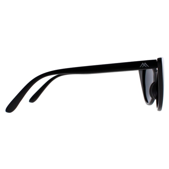 Montana Cat Eye Womens Matte Black Grey Polarized MP71