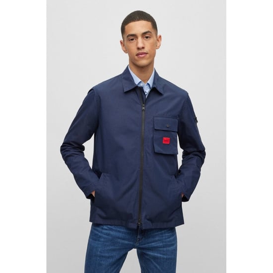 HUGO Emmond Mens Zip Overshirt - Image 1