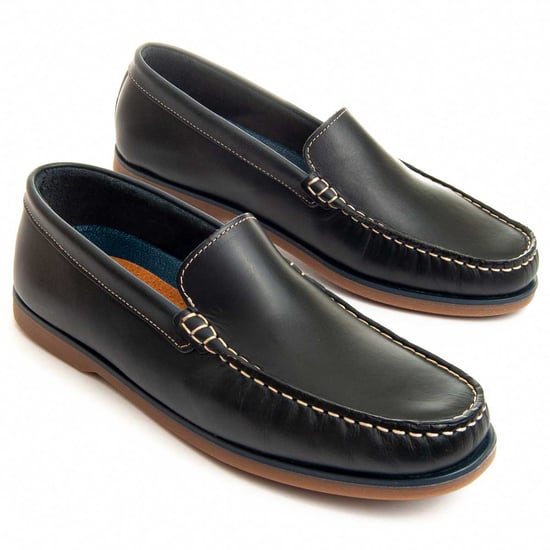 Purapiel Mocassin Mokka Zwart - Image 4