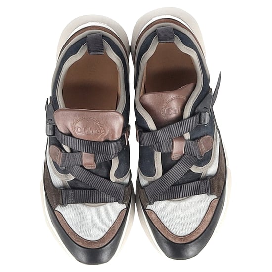 Chloé Sonnie Lage Sneakers in Multicolor Leer - Image 3