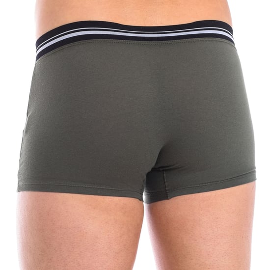 Stretch cotton boxer with extra soft waistband, model A077I for men. Maximum daily comfort.