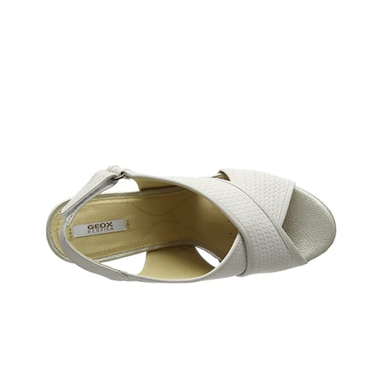 Geox Donna Janira C Womens White Wedges