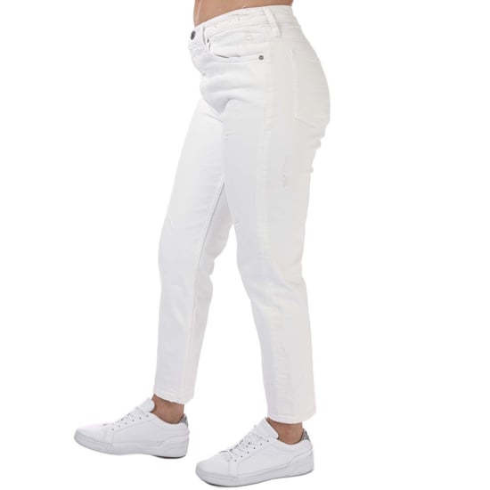 Tommy Hilfiger-jeans met tabard-logo voor dames, wit - Image 2