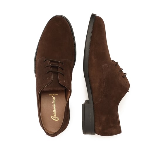 Men's Classic Blucher Leather Dress Shoe in Brown