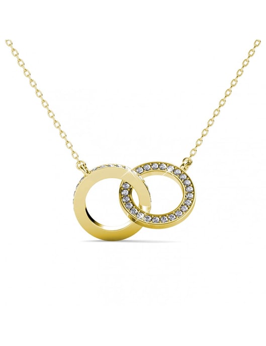 Circle Twin hangers - Oostenrijks kristal - Image 1