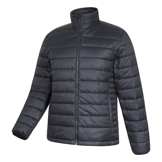 Mountain Warehouse Waterafstotende gewatteerde jas voor heren (Zwart) - Image 4