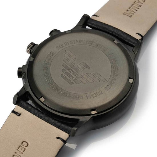 Emporio Armani AR2461 Sportivo Chronograaf Zwart Herenhorloge - Image 4