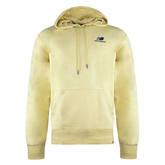 New Balance Long Sleeve Yellow Mens Essentials Embroidered Hoodie MT11550 PSW