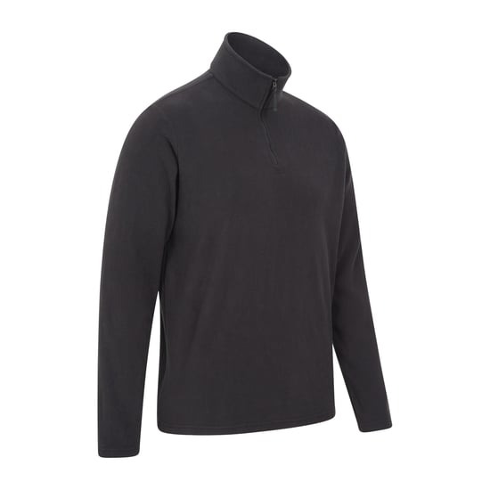 Mountain Warehouse Heren Camber II Half Zip Fleece Top (Zwart) - Image 2