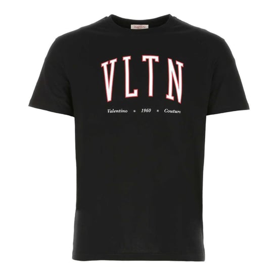 Valentino VLTN Print College Logo T-Shirt in Black