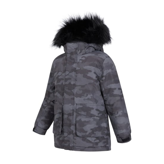 Mountain Warehouse Kinder/Kinder Ranger Camouflage Waterafstotend Jasje (Grijs) - Image 3