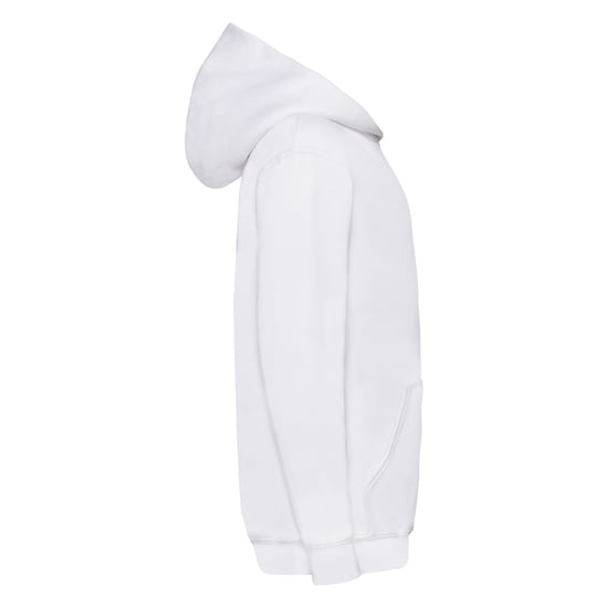 Fruit Of The Loom Kinder Unisex Sweatshirt Met Capuchon / Hoodie (Wit) - Image 2