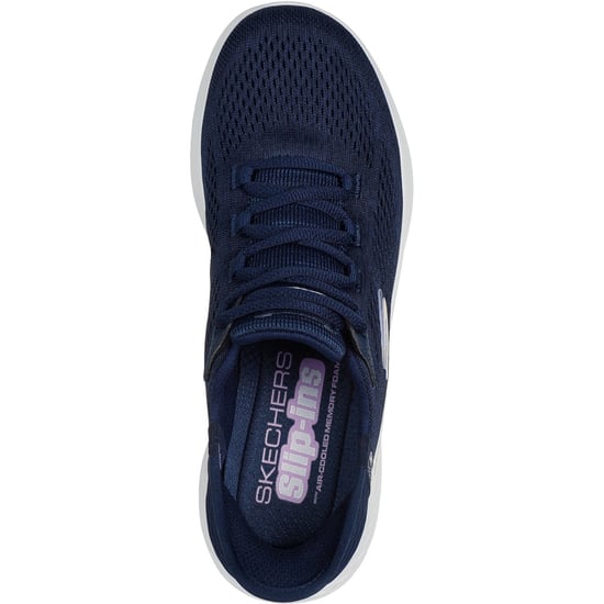 Skechers Skech-Lite Pro Natural Textile Dames Navy/Multi Sportschoenen - Image 3