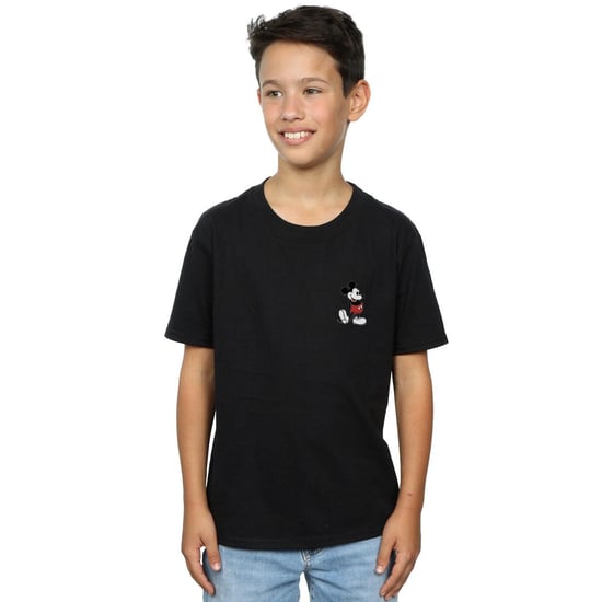 Disney Jongens Mickey Mouse Kickin Retro Borst T-shirt (Zwart) - Image 2