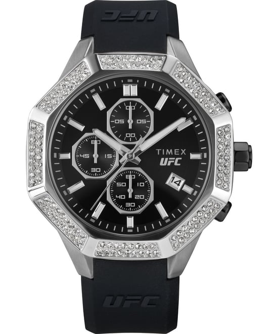Timex Ufc King Chrono Heren Zwarte Horloge TW2V99300 - Image 1