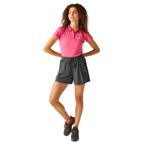 Regatta Dames/Dames Travel Light Packaway Shorts (Afdichting Grijs) - Image 4