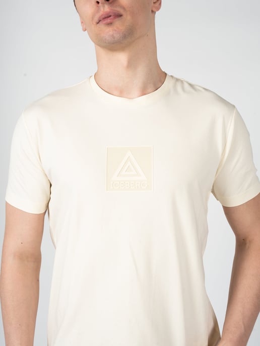 Iceberg T-Shirt C-Neck Mannen beige - Image 5