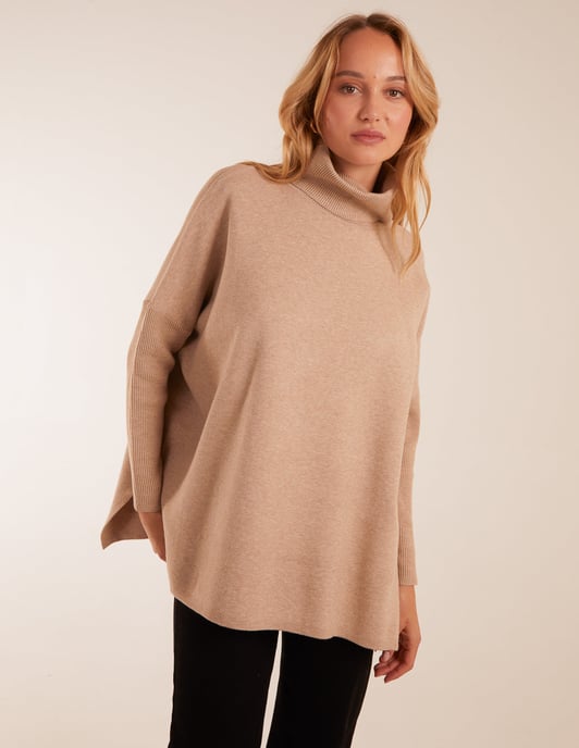 High Neck Boxy Jumper