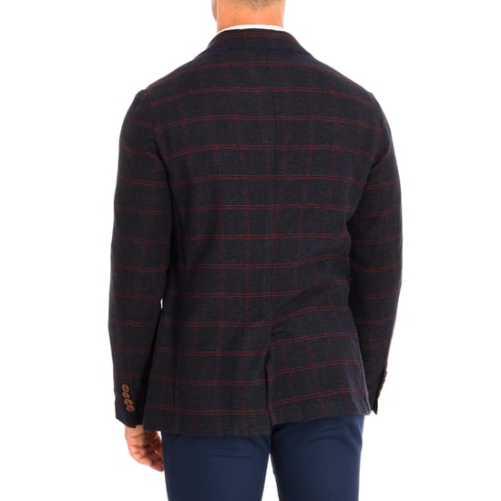 Long sleeve regular fit blazer with button closure TMJ002-JQ036 man