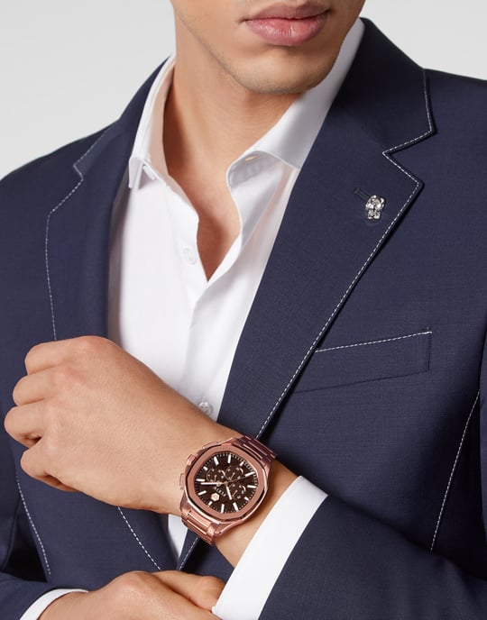 Philipp Plein $keleton $pectre Heren Horloge Rosékleurig PWSAA0623 - Image 3