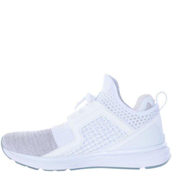 Puma Ignite Limitless Knit White Lace Up Slip On Running Trainers - Mens