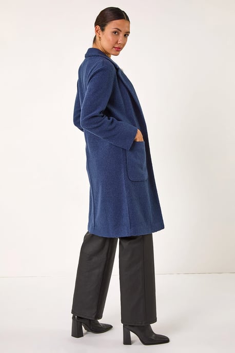 Boucle Knit Longline Coatigan