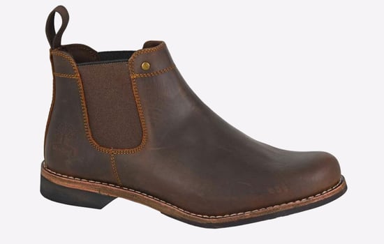 Woodland Oslo Gusset Leather Mens