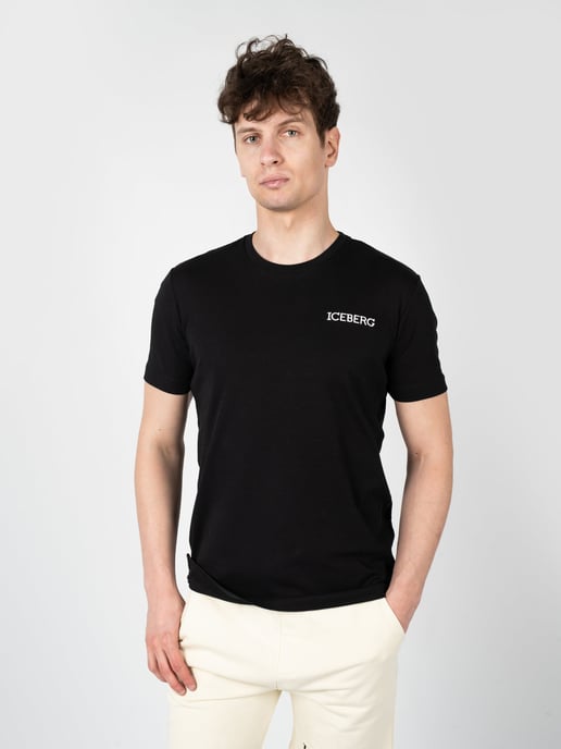 Iceberg T-Shirt C-Neck Mannen zwart - Image 3