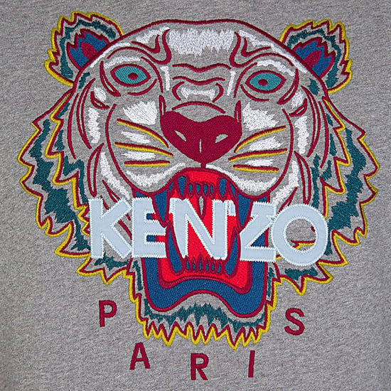 KENZO Mens Hoodie Classic Tiger Hoodie