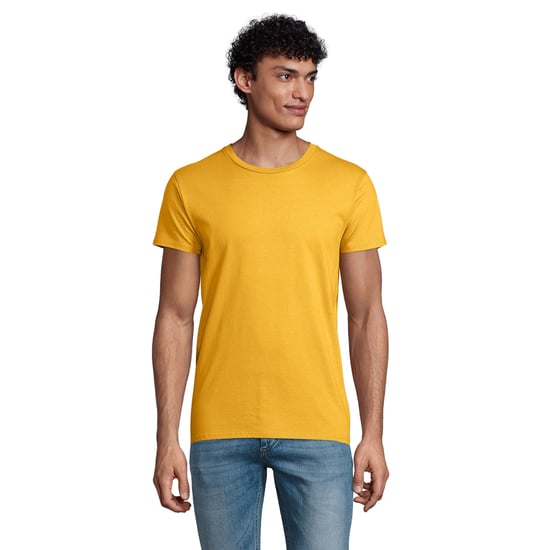 SOLS Heren Pioneer Biologisch Katoenen T-Shirt (Goud) - Image 1