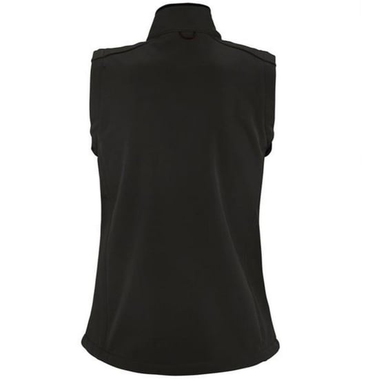 SOLS Womens/Ladies Rallye Soft Shell Bodywarmer Jacket (Black)