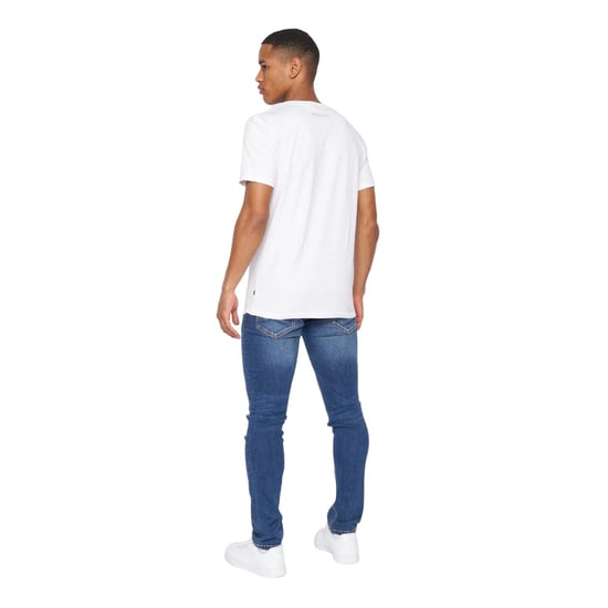 Crosshatch Heren Fratter T-Shirt (Wit) - Image 2