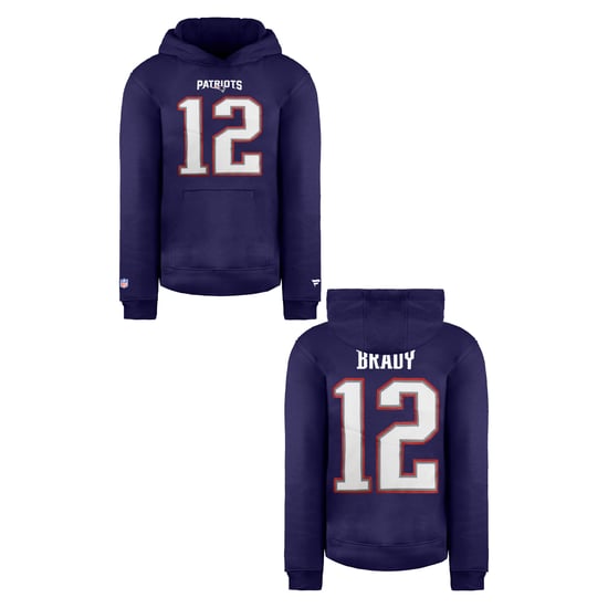 Fanatics NFL New England Patriots Tom Brady Trui Naam Nummer Hoodie - Image 3