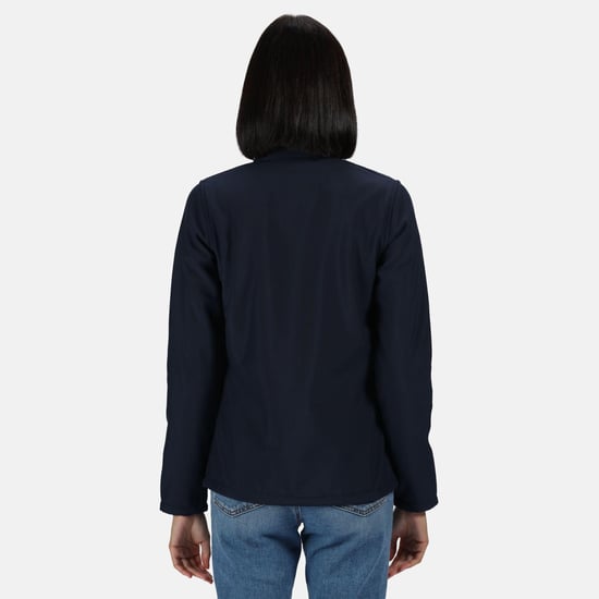 Regatta Womens/Ladies Ablaze Printable Soft Shell Jacket (Navy/Navy)