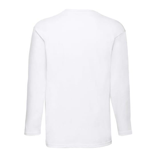 Fruit of the Loom Unisex Adult Valueweight T-shirt met lange mouwen (Wit) - Image 2