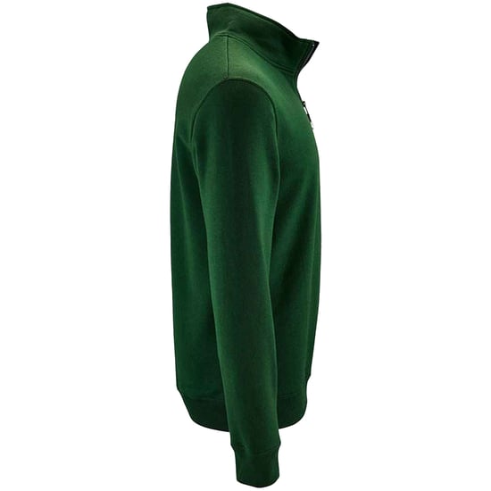 SOLS Heren Stan Zip Staande Kraag Trui (Fles groen) - Image 3