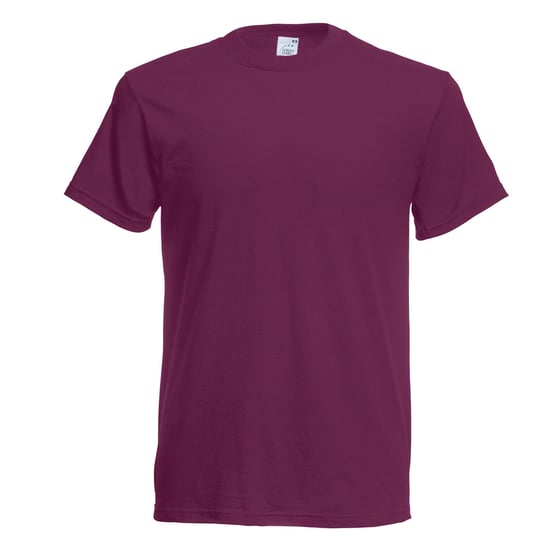 Fruit Of The Loom Heren Originele T-shirt korte mouwen (Bordeaux) - Image 1