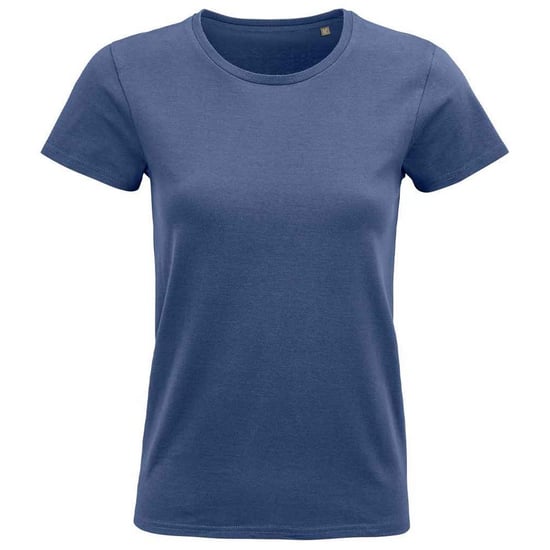 SOLS Dames/Dames Pioneer Organic T-shirt (Denim) - Image 1