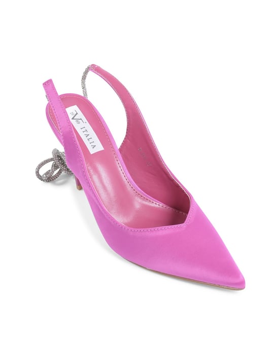 19V69 Italia Womens Chanel Pump Fuschia
