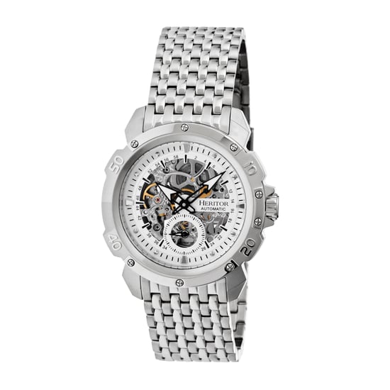 Heritor Automatic Conrad Skeleton Bracelet Watch