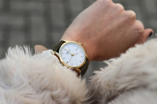 Orphelia Fashion Suède Dames Groene Horloge OF714822 - Image 5