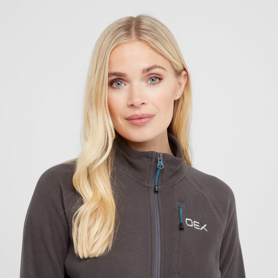 OEX Women's Ardmore Full Zip Fleece with Chest Pocket, Warm & Lightweight Mid-layer