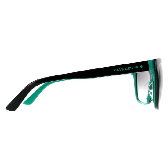 Calvin Klein zonnebril CK19503S 012 Zwart groenblauw grijze gradiënt - Image 4