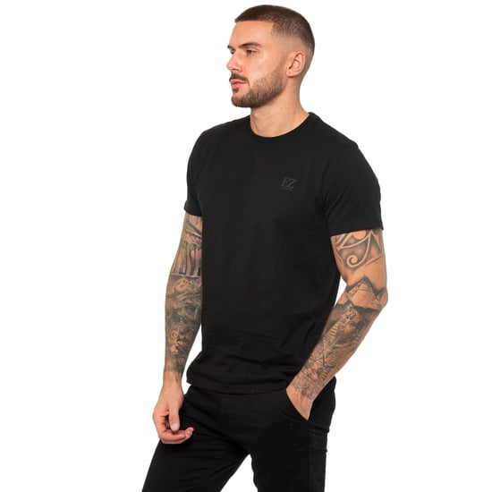 Enzo | Heren T-shirt met ronde hals - Zwart - Image 2