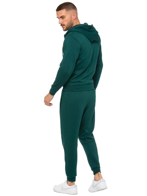 Enzo | Heren Zip Hoodie Tracksuit Set - Groen - Image 3