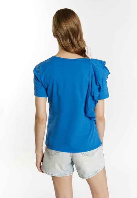 Dreimaster T-shirt Dames blauw - Image 4