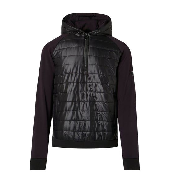 Barbour International Tes Baffle hoodie met halve rits - Image 1