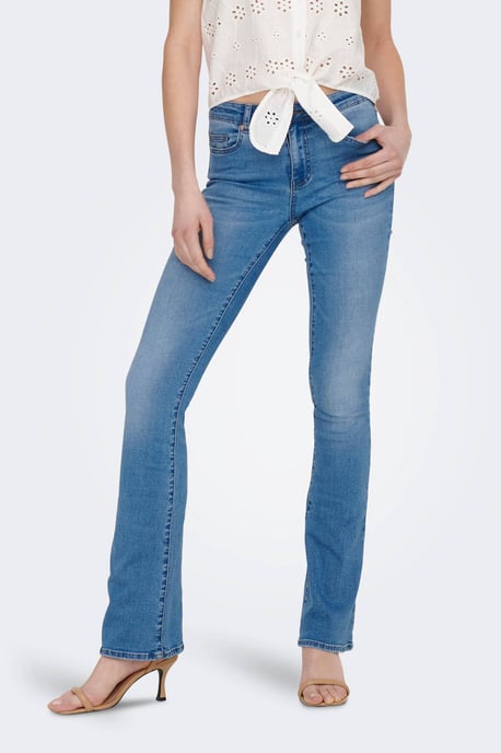 Wehkamp x ONLY Denise Anna's flared jeans ONLHUSH light blue denim